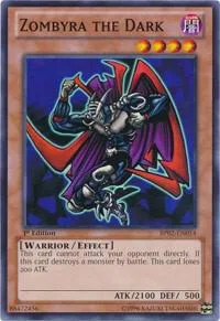 Zombyra the Dark BP02-EN014 1st Edition Yu-Gi-Oh card from Battle Pack 2: War of the Giants