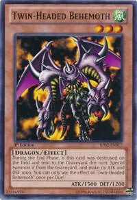Twin-Headed Behemoth BP02-EN017 Yu-Gi-Oh card from Battle Pack 2: War of the Giants