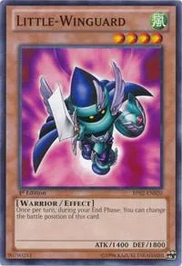 Little-Winguard BP02-EN020 Yu-Gi-Oh card from Battle Pack 2: War of the Giants