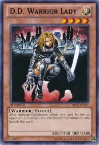 D.D. Warrior Lady BP02-EN021 Yu-Gi-Oh card from Battle Pack 2: War of the Giants