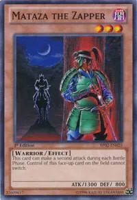 Mataza the Zapper BP02-EN025 Yu-Gi-Oh card from Battle Pack 2: War of the Giants