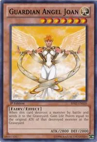 Guardian Angel Joan BP02-EN026 1st Edition Yu-Gi-Oh card from Battle Pack 2: War of the Giants