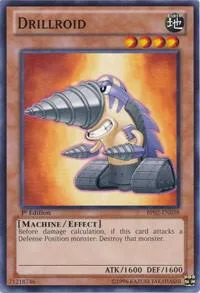 Drillroid BP02-EN038 Yu-Gi-Oh card from Battle Pack 2: War of the Giants