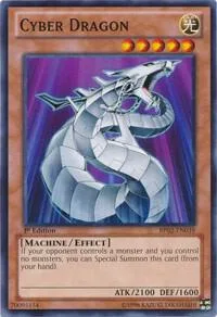 Cyber Dragon BP02-EN039 Unlimited Yu-Gi-Oh card from Battle Pack 2: War of the Giants