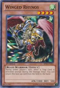 Winged Rhynos BP02-EN051 1st Edition Yu-Gi-Oh card from Battle Pack 2: War of the Giants