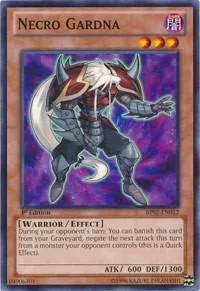 Necro Gardna BP02-EN052 Unlimited Yu-Gi-Oh card from Battle Pack 2: War of the Giants