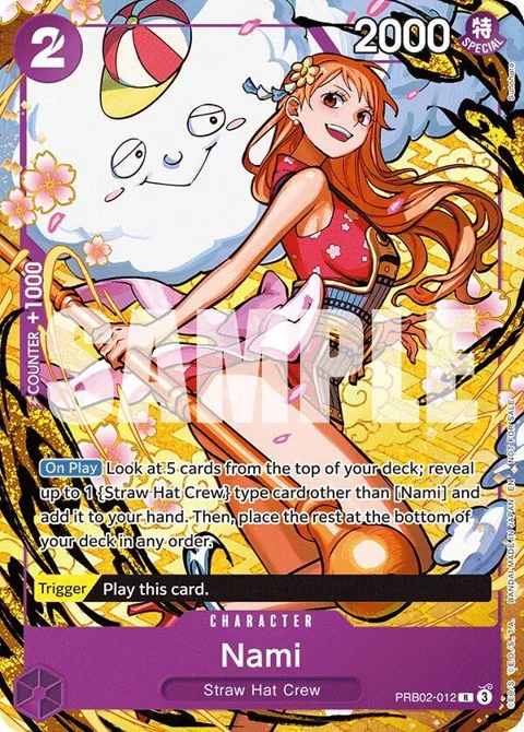 Nami Welcome Pack 2026 Vol.1 PRB02-012 One Piece card from One Piece Promotion Cards