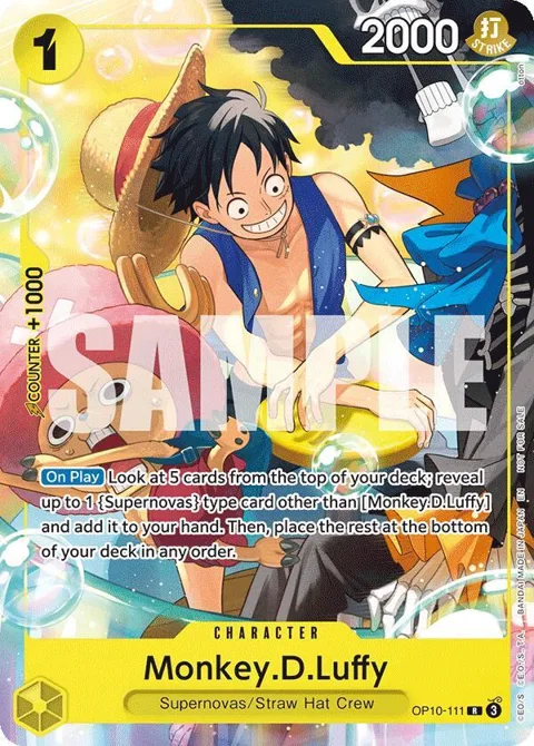Monkey.D.Luffy Welcome Pack 2026 Vol.1 OP10-111 One Piece card from One Piece Promotion Cards