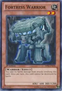 Fortress Warrior BP02-EN078 1st Edition Yu-Gi-Oh card from Battle Pack 2: War of the Giants