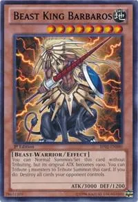Beast King Barbaros BP02-EN080 Unlimited Yu-Gi-Oh card from Battle Pack 2: War of the Giants