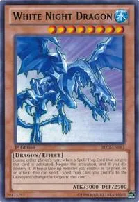 White Night Dragon BP02-EN083 Yu-Gi-Oh card from Battle Pack 2: War of the Giants