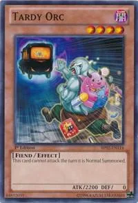 Tardy Orc BP02-EN114 Yu-Gi-Oh card from Battle Pack 2: War of the Giants