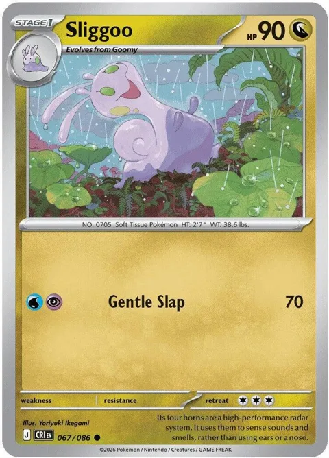 Sliggoo #067/086 Pokémon card from Chaos Rising