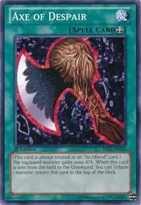 Axe of Despair BP02-EN131 Unlimited Yu-Gi-Oh card from Battle Pack 2: War of the Giants