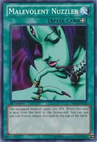 Malevolent Nuzzler BP02-EN132 1st Edition Yu-Gi-Oh card from Battle Pack 2: War of the Giants