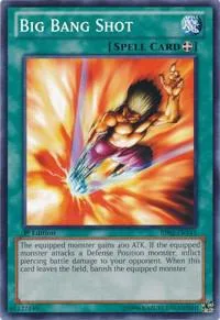 Big Bang Shot BP02-EN141 1st Edition Yu-Gi-Oh card from Battle Pack 2: War of the Giants