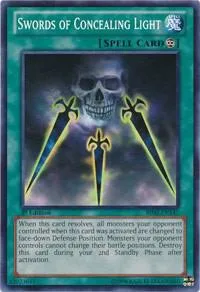 Swords of Concealing Light BP02-EN147 Unlimited Yu-Gi-Oh card from Battle Pack 2: War of the Giants