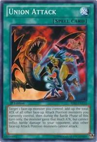 Union Attack BP02-EN152 Yu-Gi-Oh card from Battle Pack 2: War of the Giants