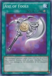 Axe of Fools BP02-EN161 Yu-Gi-Oh card from Battle Pack 2: War of the Giants