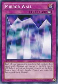 Mirror Wall BP02-EN172 1st Edition Yu-Gi-Oh card from Battle Pack 2: War of the Giants