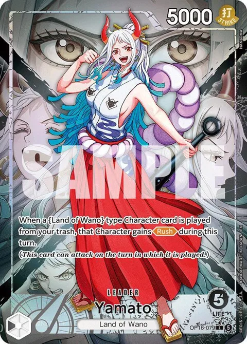 Yamato Alt Art OP16-079 One Piece card from The Time of Battle