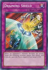 Draining Shield BP02-EN181 Unlimited Yu-Gi-Oh card from Battle Pack 2: War of the Giants
