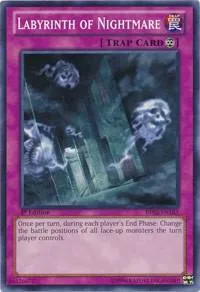 Labyrinth of Nightmare BP02-EN183 1st Edition Yu-Gi-Oh card from Battle Pack 2: War of the Giants