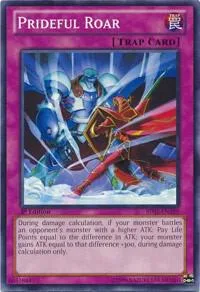 Prideful Roar BP02-EN199 Yu-Gi-Oh card from Battle Pack 2: War of the Giants