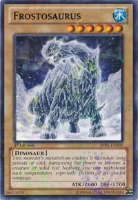 Frostosaurus Mosaic Rare BP02-EN003 1st Edition Yu-Gi-Oh card from Battle Pack 2: War of the Giants