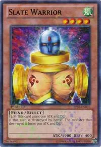 Slate Warrior Mosaic Rare BP02-EN027 Yu-Gi-Oh card from Battle Pack 2: War of the Giants