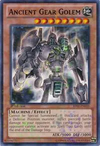 Ancient Gear Golem Mosaic Rare BP02-EN035 Unlimited Yu-Gi-Oh card from Battle Pack 2: War of the Giants