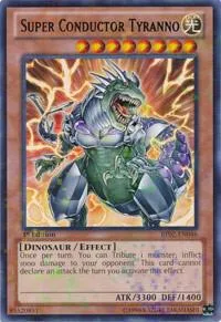 Super Conductor Tyranno Mosaic Rare BP02-EN046 Yu-Gi-Oh card from Battle Pack 2: War of the Giants