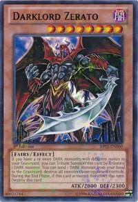 Darklord Zerato Mosaic Rare BP02-EN060 Yu-Gi-Oh card from Battle Pack 2: War of the Giants