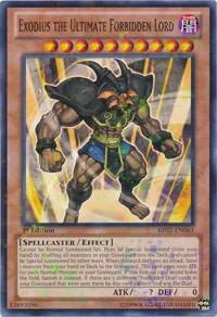 Exodius the Ultimate Forbidden Lord Mosaic Rare BP02-EN063 Yu-Gi-Oh card from Battle Pack 2: War of the Giants