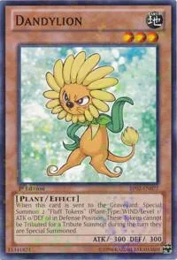 Dandylion Mosaic Rare BP02-EN077 1st Edition Yu-Gi-Oh card from Battle Pack 2: War of the Giants