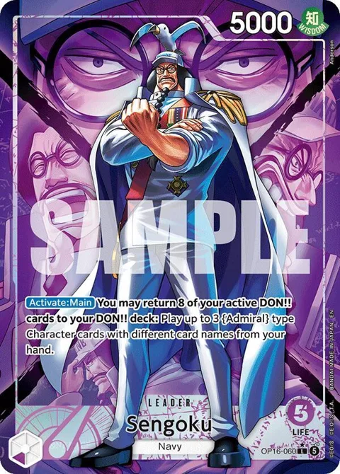 Sengoku Alt Art OP16-060 One Piece card from The Time of Battle