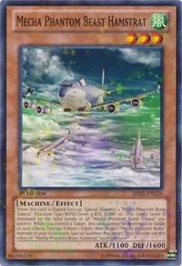 Mecha Phantom Beast Hamstrat Mosaic Rare BP02-EN124 Yu-Gi-Oh card from Battle Pack 2: War of the Giants