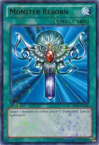Monster Reborn Mosaic Rare BP02-EN128 1st Edition Yu-Gi-Oh card from Battle Pack 2: War of the Giants