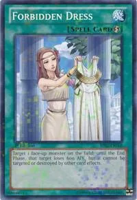 Forbidden Dress Mosaic Rare BP02-EN168 Yu-Gi-Oh card from Battle Pack 2: War of the Giants