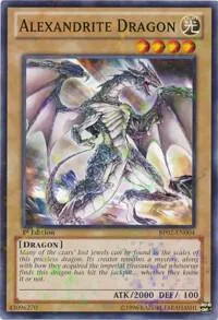 Alexandrite Dragon Mosaic Rare BP02-EN004 Yu-Gi-Oh card from Battle Pack 2: War of the Giants