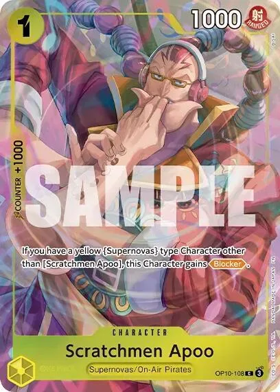 Scratchmen Apoo Premium Card Collection -Best Selection Vol. 6- OP10-108 One Piece card from One Piece Promotion Cards