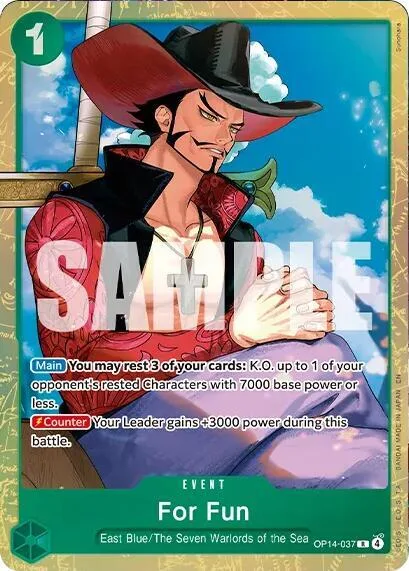 For Fun Premium Card Collection -Best Selection Vol. 6- OP14-037 One Piece card from One Piece Promotion Cards
