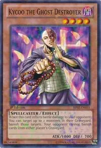 Kycoo the Ghost Destroyer Mosaic Rare BP02-EN011 1st Edition Yu-Gi-Oh card from Battle Pack 2: War of the Giants
