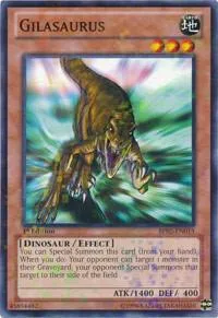 Gilasaurus Mosaic Rare BP02-EN013 1st Edition Yu-Gi-Oh card from Battle Pack 2: War of the Giants