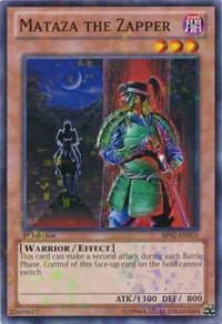Mataza the Zapper Mosaic Rare BP02-EN025 Unlimited Yu-Gi-Oh card from Battle Pack 2: War of the Giants