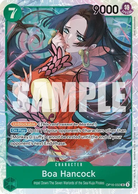 Boa Hancock OP16-032 One Piece card from The Time of Battle