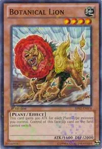 Botanical Lion Mosaic Rare BP02-EN074 1st Edition Yu-Gi-Oh card from Battle Pack 2: War of the Giants