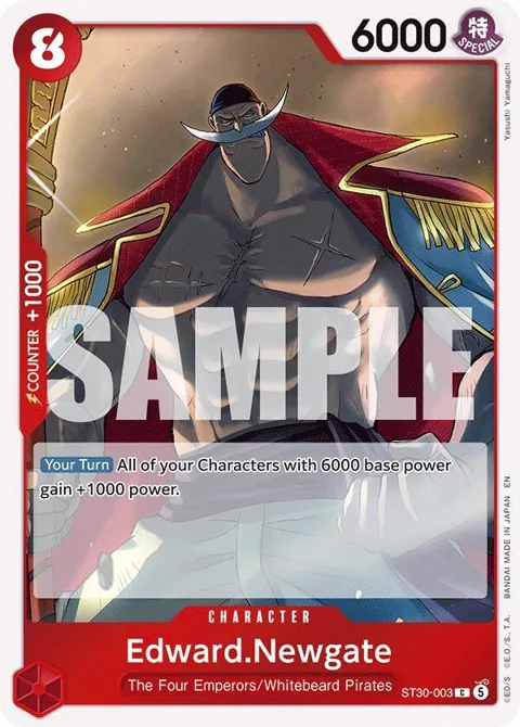 Edward.Newgate ST30-003 One Piece card from Starter Deck EX: Luffy & Ace