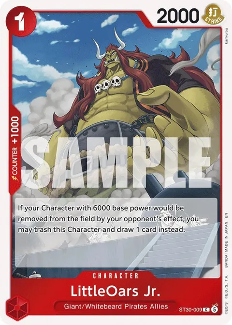 LittleOars Jr. ST30-009 One Piece card from Starter Deck EX: Luffy & Ace