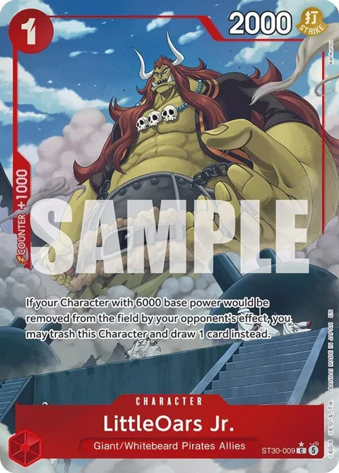 LittleOars Jr. Full Art ST30-009 One Piece card from Starter Deck EX: Luffy & Ace